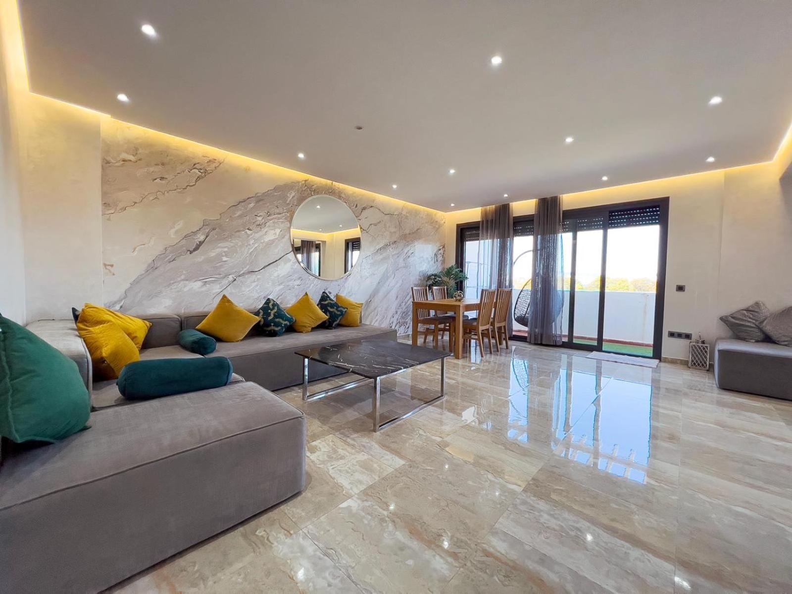 Luxury 3 Bedroom Panoramic Views In Hotspot With Fibre Optic Wifi And Netflix Ταγγέρη Εξωτερικό φωτογραφία